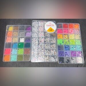 Colorful Bead Set with Crystal Tec 0.8